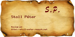 Stoll Péter névjegykártya